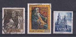 Espagne - 1991- 2000   Lot De 3 Timbres - Used Stamps