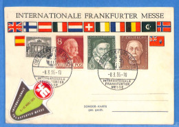 Berlin West 1955 Carte Postale De Frankfurt (G21764) - Briefe U. Dokumente