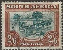 SOUTH AFRICA 1926 Ox-wagon Inspanned -  2s.6d. - Blue And Brown FU - Used Stamps