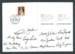 Canada Greeting Card (# 1499) - Christmas 1993 - From National Philatelic Centre - Cartoline Illustrate Ufficiali (della Posta)