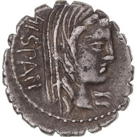 Monnaie, Postumia, Denier Serratus, 81 BC, Rome, TTB, Argent, Sear:297 - Röm. Republik (-280 / -27)