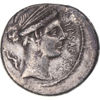 Monnaie, Plautia, Denier, 60 AV JC, Rome, TTB, Argent, Sear:376 - Republic (280 BC To 27 BC)