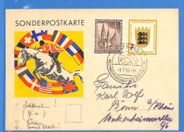 Berlin West 1955 Carte Postale De Aachen (G21766) - Lettres & Documents