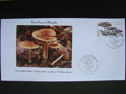 SPM/SAINT PIERRE ET MIQUELON FDC 2022 CHAMPIGNON ENTOLOME A PIED DROIT ENTOLOMA STRICTUS - FDC