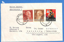 Berlin West 1953 Lettre De Wurzburg (G21794) - Briefe U. Dokumente