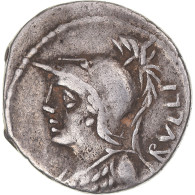 Monnaie, Servilia, Denier, 100 BC, Rome, TB+, Argent, Sear:207, Crawford:328/1 - République (-280 à -27)