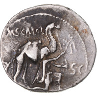 Monnaie, Plautia, Denier, 58 BC, Rome, TTB, Argent, Sear:379 - República (-280 / -27)