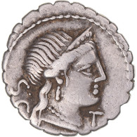 Monnaie, Naevia, Denier Serratus, 79 BC, Rome, TB+, Argent, Sear:309 - République (-280 à -27)