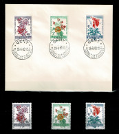 1960 1122/1124 FDC & Serie**  : " Gentse Floralien - Floralies Gantoises II " - 1951-1960
