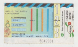 11/09/1994 INTER -ROMA  - Calcio  #  Ingresso  Stadio / Ticket  5042881 - Eintrittskarten