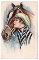 Femme Et Tête De Cheval - Nanni