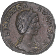 Monnaie, Julia Maesa, Sesterce, 218-220, Rome, TB+, Bronze, RIC:414 - Les Sévères (193 à 235)