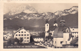 ST JOHANN IN TIROL PARTIAL TOWN PANORAMA, MOUNTAINS - St. Johann In Tirol