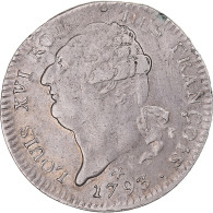 Monnaie, France, Louis XVI, Écu De 6 Livres François, 1793 / AN 5, Lille, TTB - Autres & Non Classés