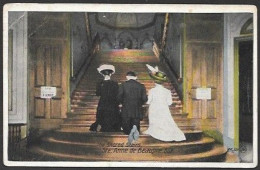 Ste Anne De Beaupré  Québec - The Sacred Stairs - Postmarked 1921 By Valentine & Sons - No: 106159 - Ste. Anne De Beaupré