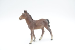 Elastolin, Lineol Hauser, Animals Horse Baby Foal N°4014, Vintage Toy 1930's - Beeldjes