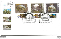 239 - 30 - Enveloppe 1er Jour Avec Série Holy Land - Oblit Spéciale Nazareth  1999 - Brieven En Documenten