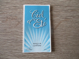 PETITE CARTE PARFUM CIEL D'ETE PARFUM DE LUMIERE  CALENDRIER 1967 - Advertisings (gazettes)