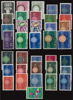 EUROPE EUROPA CEPT 1960 COMPLETE YEAR MNH ** (20 STATES - 36 STAMPS) OFFER! - 1960