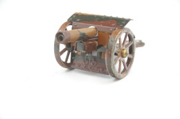 Marklin, Field Cannon Gun , ULTRA RARE Normandy Paint Vintage Toy Soldier, Prewar 1930's Like Elastolin, Lineol Hauser - Beeldjes