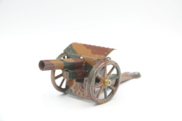 Marklin, Field Cannon Gun , ULTRA RARE Normandy Paint Vintage Toy Soldier, Prewar 1930's Like Elastolin, Lineol Hauser - Figurini & Soldatini