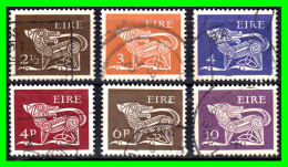 IRLANDA - ( IRELAND – EIRE ) SELLOS AÑO 1968 DE LA SERIE BASICA ANIMALES Y CELTAS - Usati