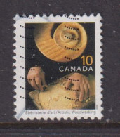 CANADA  -  1999 Traditional Trades Wood Carving 10c Used As Scan - Oblitérés