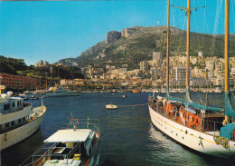 MONACO. CPSM LE PORT. LE PALAIS PRINCIER. LA TETE DE CHIEN. ANNEE 1968 + TEXTE+ TIMBRE - Haven