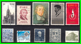 IRLANDA - ( IRELAND – EIRE ) SELLOS AÑO 1968 DE LA SERIE BASICA ANIMALES Y CELTAS - Used Stamps