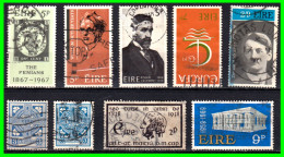 IRLANDA - ( IRELAND – EIRE ) SELLOS AÑO 1968 DE LA SERIE BASICA ANIMALES Y CELTAS - Used Stamps