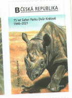 Czech Republic 2023 -  Personalised Stamp, Self-adhesive From BKL , MNH - Rhinoceros