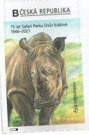 Czech Republic 2023 - Personalised Stamp, Self-adhesive From BKL , MNH - Rhinoceros