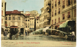 9076 - Alpes Maritimes - NICE  : Petit  Métier  ARROSEURS  PUBLICS Lavage à Grande Eau  Rare - Straßenhandel Und Kleingewerbe