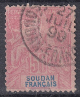 SOUDAN : RARE TYPE GROUPE 50c ROSE N° 13 AVEC JOLIE OBLITERATION ( DEFECTUEUX ) - Gebruikt