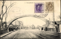 CPA Valladolid Kastilien Und Leon, Arco De Ladrillo, Straßenpartie - Altri & Non Classificati