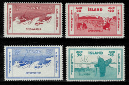 Iceland 1933  Charities Set Mi 168-171 Cat 12€  MNH ** - Nuovi