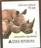 Czech Republic 2016 - Personalised Stamp, Self-adhesive From MS, MNH - Neushoorn