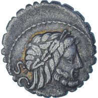 Monnaie, Antonia, Denier Serratus, 83-82 BC, Rome, TTB+, Argent, Crawford:364/1d - République (-280 à -27)