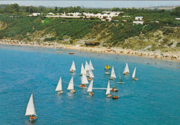 CARTOLINA  ISOLA CAPO RIZZUTO,CROTONE,CALABRIA-HOTEL-CLUB "LE CASTELLA"-CAPO RIZZUTO-VACANZA,BELLA ITALIA,VIAGGIATA 1990 - Crotone