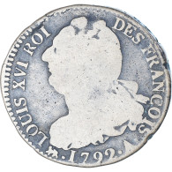 Monnaie, France, 2 Sols François, 2 Sols, 1792, Paris, TB, Bronze, KM:603.1 - Otros & Sin Clasificación