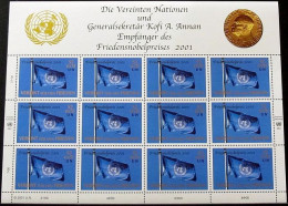 UNO WIEN 2001 Mi-Nr. 350 Kleinbogen ** MNH - Blocchi & Foglietti