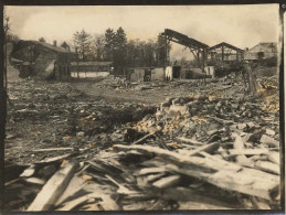 Fontaine En Dormois * WW1 Village Sous Occupation Allemande * Photo Ancienne 11x8.4cm - Other & Unclassified