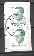 Boudewijn Baudouin Velghe Centrale Stempel Boorsem  ( Maasmechelen ) Ster Relais - 1981-1990 Velghe