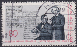 1985 BRD ° Mi:DE 1236, Yt:DE 1068,  Jacob Und Wilhelm Grimm, Manuskript - Gebraucht