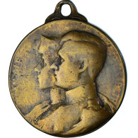 Belgique, Médaille, Albert Et Elisabeth, La Bonté Règne Dans Les Coeurs - Autres & Non Classés