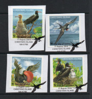 BIRDS - CHRISTMAS ISLAND  - 2010 - WWF / FRIGATE BIRDS SET OF 4  FINE USED  ,SGCAT £15.50 - Christmas Island