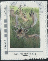 France Used Mon Timbre à Moi Deux Cerfs Dans Un Champ SU - Unused Stamps