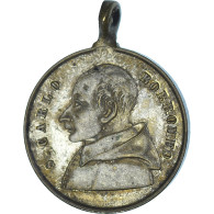 Italie, Médaille, Saint Charles Borromée, TTB, Laiton Argenté - Altri & Non Classificati