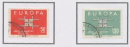 Europa CEPT 1963 Turquie - Türkei - Turkey Y&T N°1672 à 1673 - Michel N°1888 à 1889 (o) - 1963