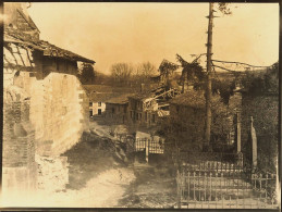 Manre * WW1 Village Sous Occupation Allemande * Photo Ancienne 11.5x8.6cm - Andere & Zonder Classificatie